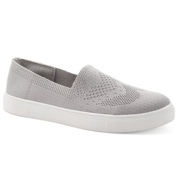 Refresh Pinhole Slip-On Sneaker Flats Grey Size 6 - Picture 5 of 6